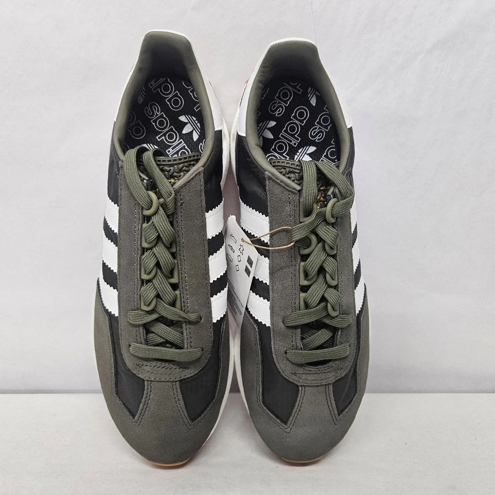 Adidas Retropy E5 Casual Sneakers H03854‎ Olive White Gray Boost Mens Size 9
